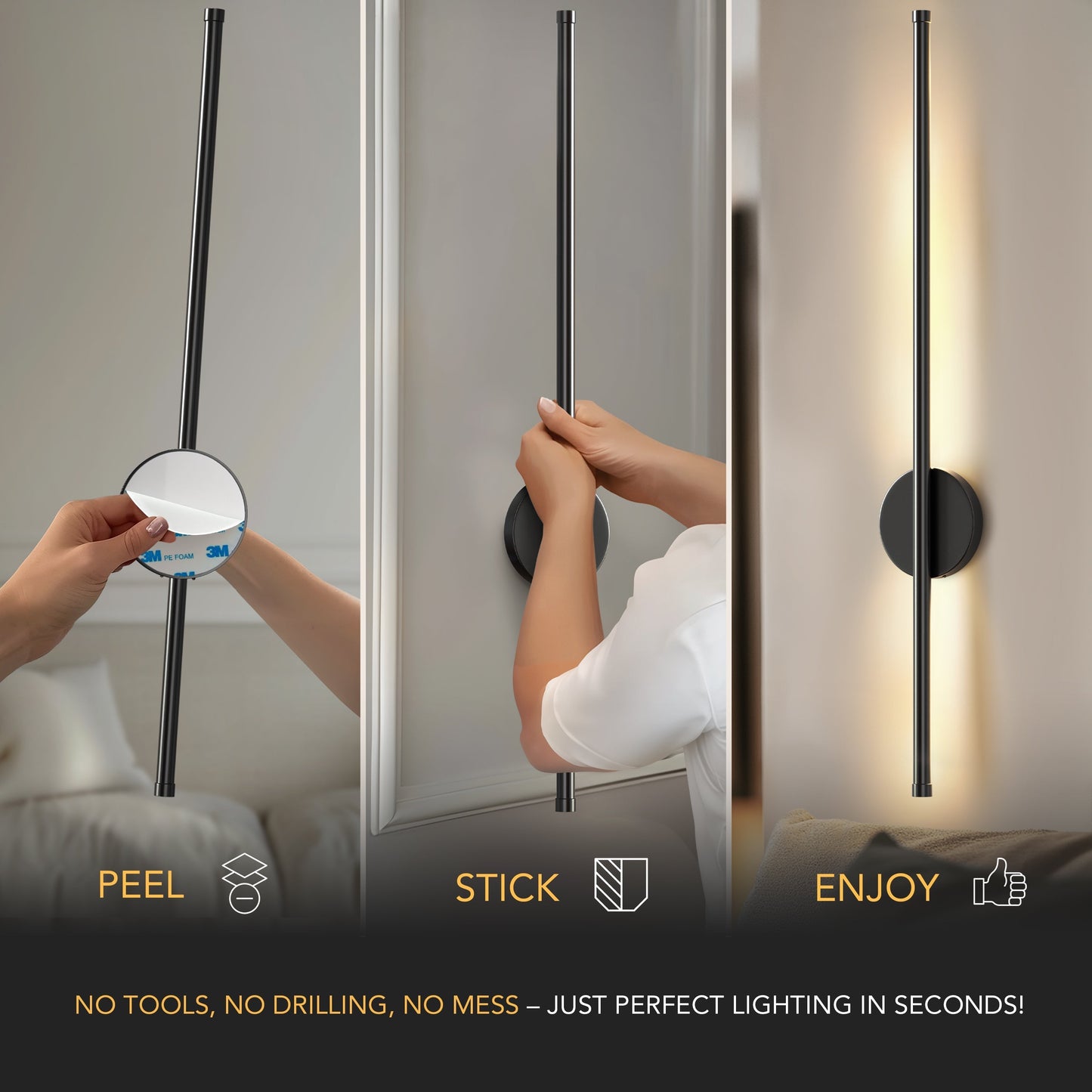 Astornia™ | Draadloze Moderne Muurlampen (Set van 2)