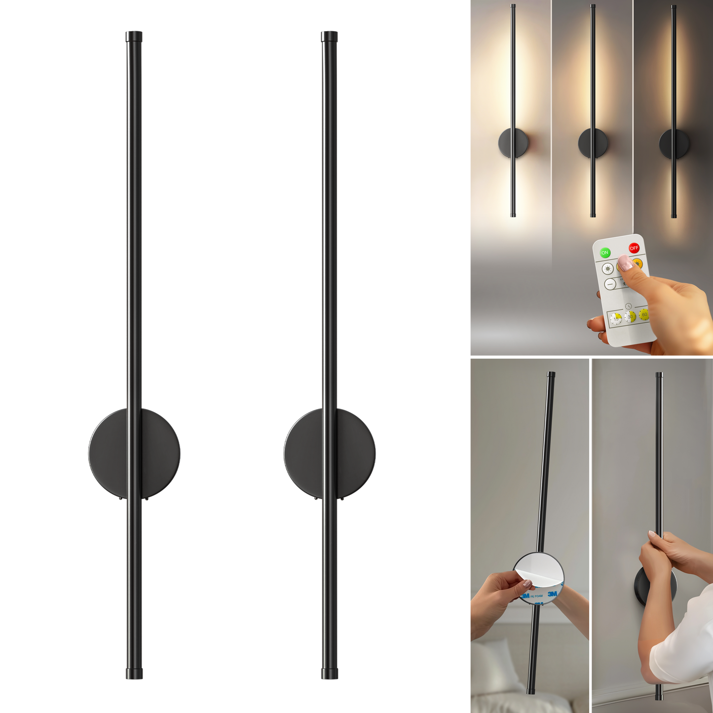 Astornia™ | Draadloze Moderne Muurlampen (Set van 2)